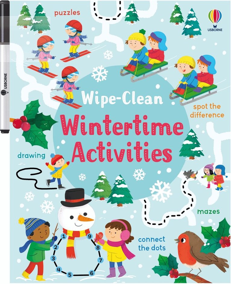 Wipe-Clean Wintertime Activities