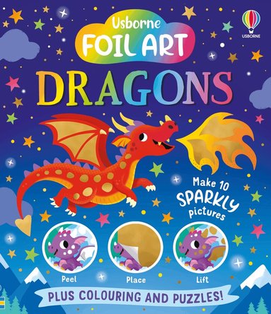 Rosie Dickins - Foil Art - Dragons, Häftad