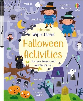 bokomslag Wipe-Clean Halloween Activities: A Halloween Book for Children