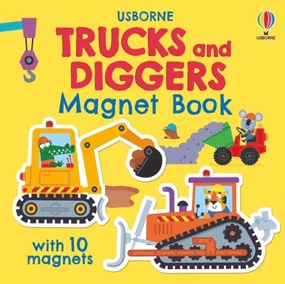 Trucks and Diggers Magnet Book