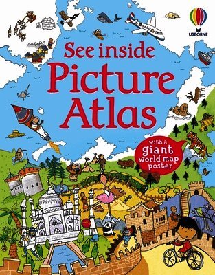 Alex Frith - See Inside Picture Atlas, with Map Poster, Kartonnage