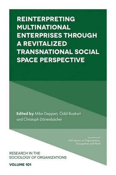 Mike Geppert, Mike Geppert, Ödül Bozkurt, Christoph Dörrenbächer - Reinterpreting Multinational Enterprises through a Revitalized Transnational Social Space Perspective, Inbunden