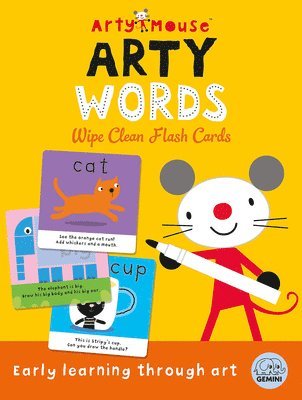 Arty Mouse Words Wipe Clean Flash Cards 1