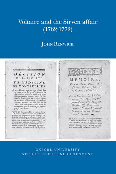 John Renwick - Voltaire and the Sirven affair (1762-1772), Häftad
