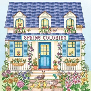 bokomslag Spring Coloring: A Calming Coloring Book for Adults