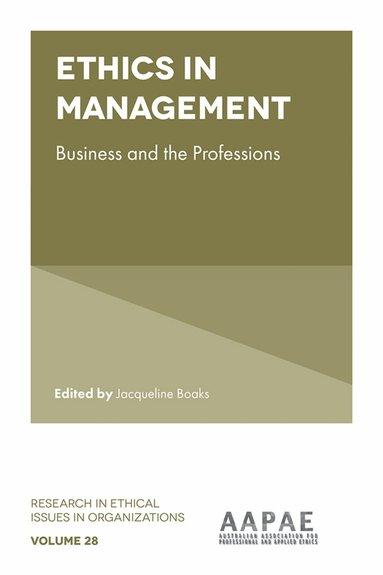 Jacqueline Boaks, Jacqueline Boaks - Ethics in Management, Inbunden