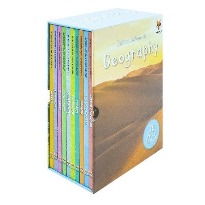 Jasmine Brooke - Childrens Introduction To Geography For Beginners 10 Hardback Book Collection Set:, Inbunden
