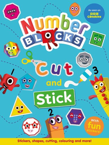 Numberblocks - Numberblocks Cut and Stick book, Häftad