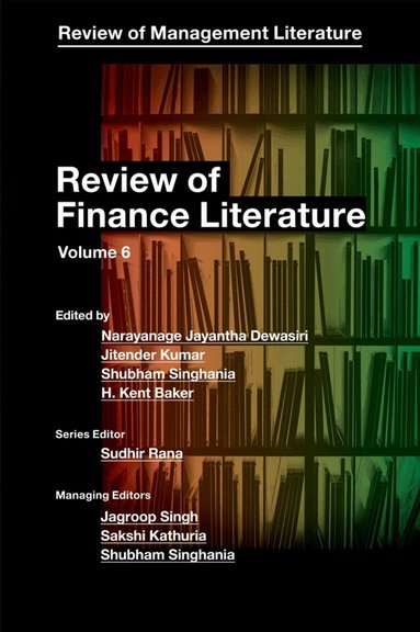 Narayanage Jayantha Dewasiri, Jitender Kumar, Shubham Singhania, H. Kent Baker - Review of Finance Literature, Inbunden