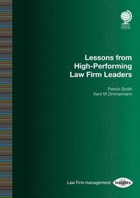 bokomslag Lessons from High-Performing Law Firm Leaders