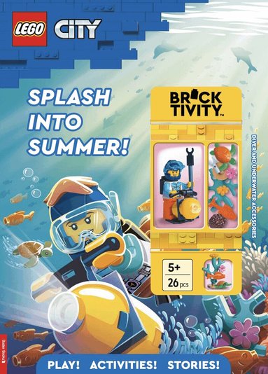 LEGO®, Buster Books - LEGO® City: Splash into Summer Activity Book (with diver LEGO minifigure and underwater accessories), Häftad