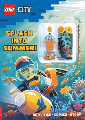 bokomslag LEGO City: Splash into Summer Activity Book (with diver LEGO minifigure and underwater accessories)