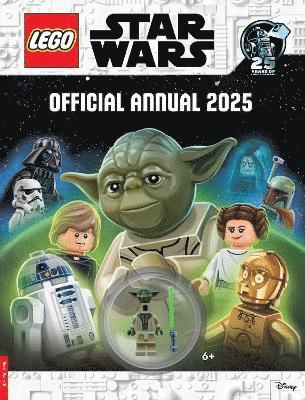 bokomslag LEGO Star Wars: Official Annual 2025 (with Yoda minifigure and lightsaber)