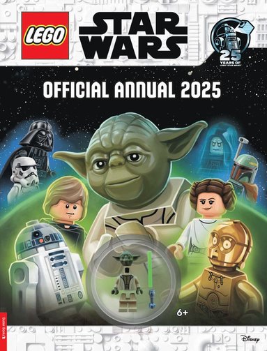 bokomslag LEGO Star Wars: Official Annual 2025 (with Yoda minifigure and lightsaber)