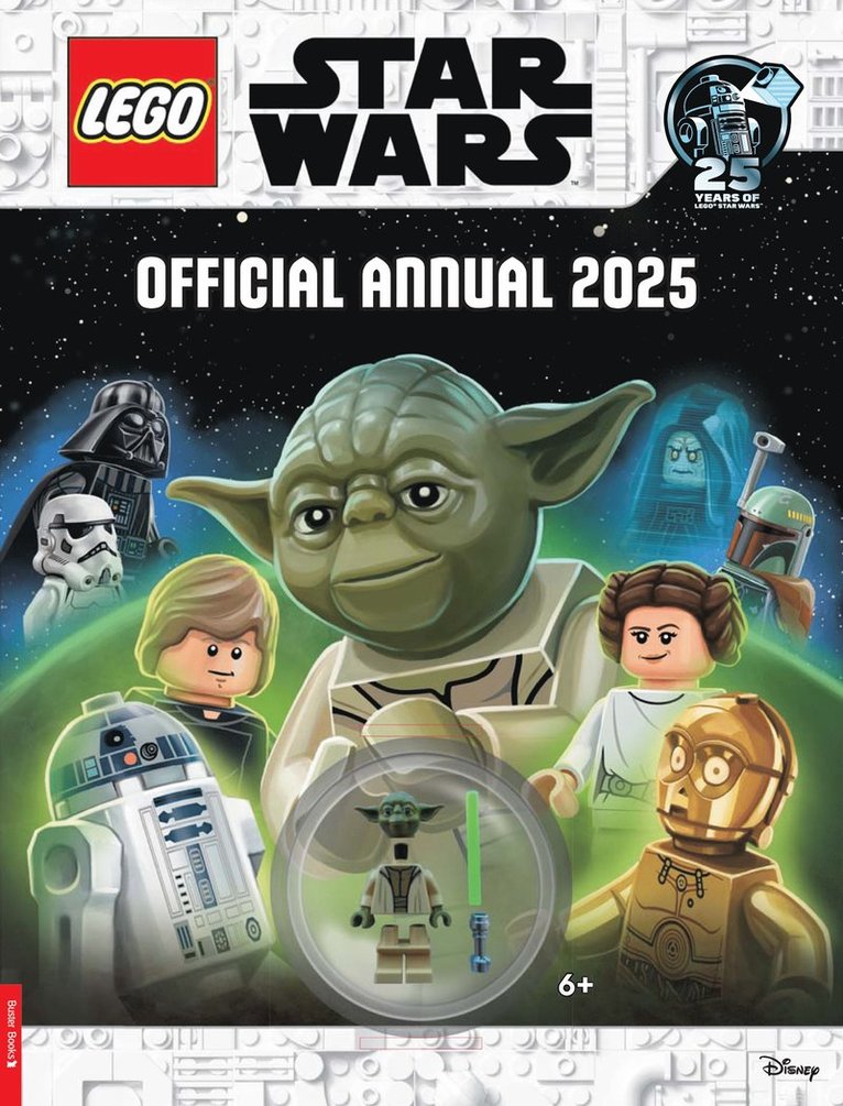 LEGO® Star Wars™: Official Annual 2025 (with Yoda minifigure and lightsaber)