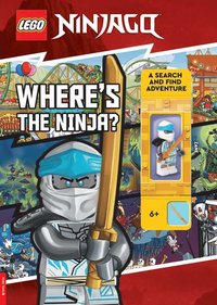 bokomslag LEGO Ninjago: Wheres the Ninja? A Search and Find Adventure (with Zane minifigure)