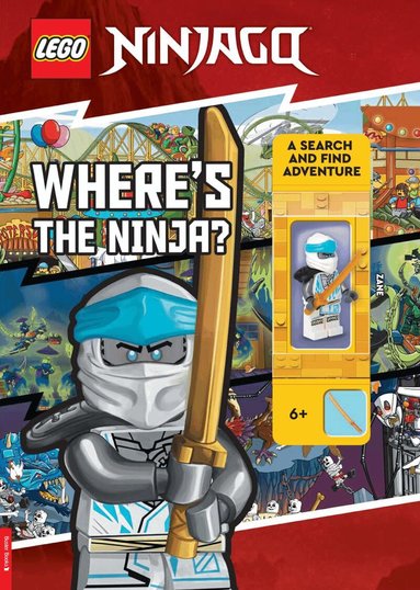 LEGO®, Buster Books - LEGO® NINJAGO®: Where’s the Ninja? A Search and Find Adventure (with Zane minifigure), Häftad