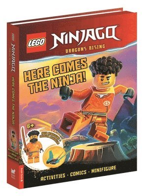bokomslag LEGO NINJAGO: Here Comes the Ninja! (with Arin minifigure and dragon mini-build)
