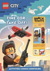 bokomslag LEGO City: Time for Take-Off! Activity Book (with Freddie Flyer minifigure and toy plane mini-build)