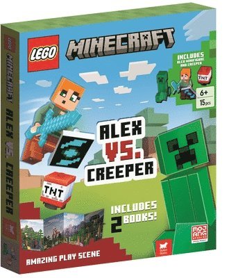 bokomslag LEGO¿ Minecraft¿: Alex vs. Creeper (with Alex minifigure, Creeper minibuild, LEGO pieces, 2 books and fold-out play scene)