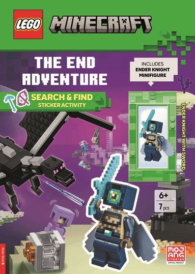 LEGO®, Buster Books - LEGO®  Minecraft™: The End Adventure Search & Find Sticker Activity Book (with Ender Knight minifigure and sword), Häftad