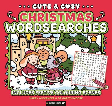 Gareth Moore - Cute & Cosy Christmas Wordsearches, Häftad