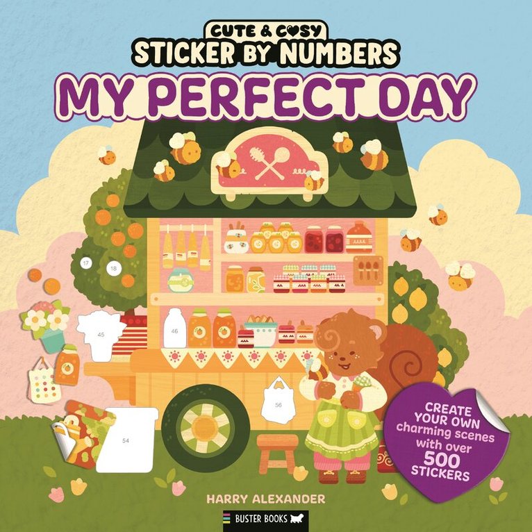 Cute & Cosy Sticker by Numbers: My Perfect Day, Häftad