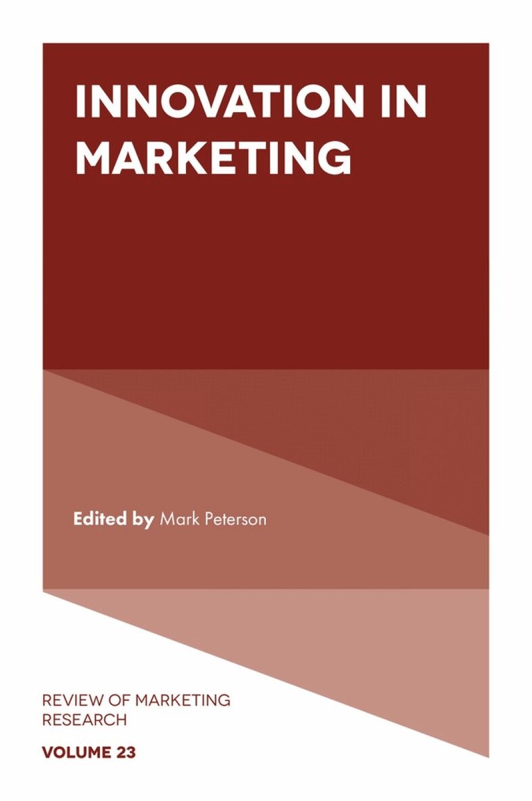 Mark Peterson - Innovation in Marketing, Inbunden
