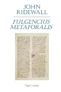 bokomslag John Ridewall, Fulgentius metaforalis