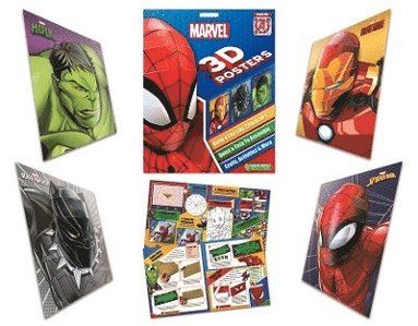 bokomslag Marvel: 3D Posters