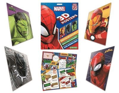 Marvel Entertainment International Ltd - Marvel: 3D Posters, Häftad