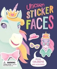 bokomslag Unicorn Sticker Faces: With Fun Coloring and Activities