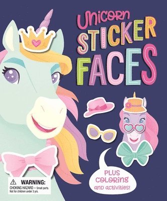 Igloobooks - Unicorn Sticker Faces: With Fun Coloring and Activities, Häftad