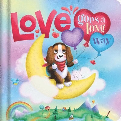 Igloobooks - Love Goes a Long Way: Padded Board Book, Kartonnage