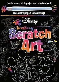 bokomslag Disney - Amazing Scratch Art: With Scratch Tool and Coloring Pages