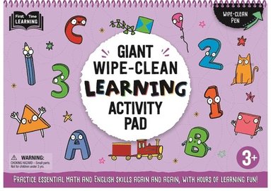 Igloobooks - Giant Wipe-Clean Learning Activity Pack: Practice Essential Math and English Skills, with Hours of Learning Fun! 3+, Häftad