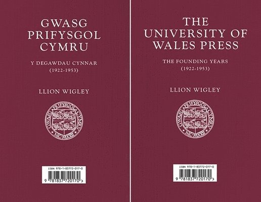 Llion Wigley - Gwasg Prifysgol Cymru / The University of Wales Press, Häftad