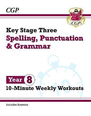 bokomslag KS3 Year 8 Spelling, Punctuation and Grammar 10-Minute Weekly Workouts