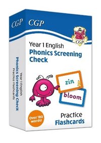 bokomslag New Phonics Screening Check Flashcards - for the Year 1 test