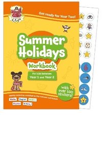 bokomslag CGP Summer Holidays Activity Workbook - for kids between Year 1 and Year 2 (ages 5-6)