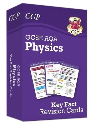 bokomslag New GCSE Physics AQA Key Fact Revision Cards - Summary cards for quick revision