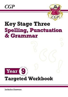 bokomslag New KS3 Year 9 Spelling, Punctuation and Grammar Targeted Workbook (with answers)