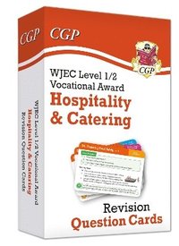 bokomslag New WJEC Level 1/2 Vocational Award in Hospitality & Catering: Revision Question Cards