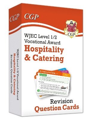 bokomslag New WJEC Level 1/2 Vocational Award in Hospitality & Catering: Revision Question Cards