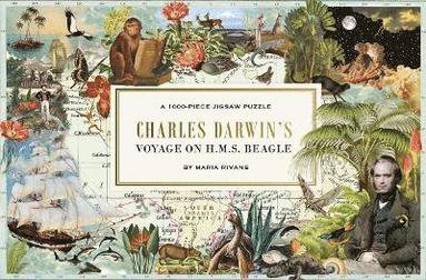 bokomslag The Voyage of HMS Beagle: Charles Darwin's Journey of Discovery: A 1000-Piece Jigsaw Puzzle