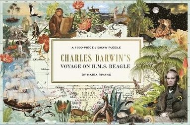 bokomslag The Voyage of HMS Beagle: Charles Darwin's Journey of Discovery: A 1000-Piece Jigsaw Puzzle