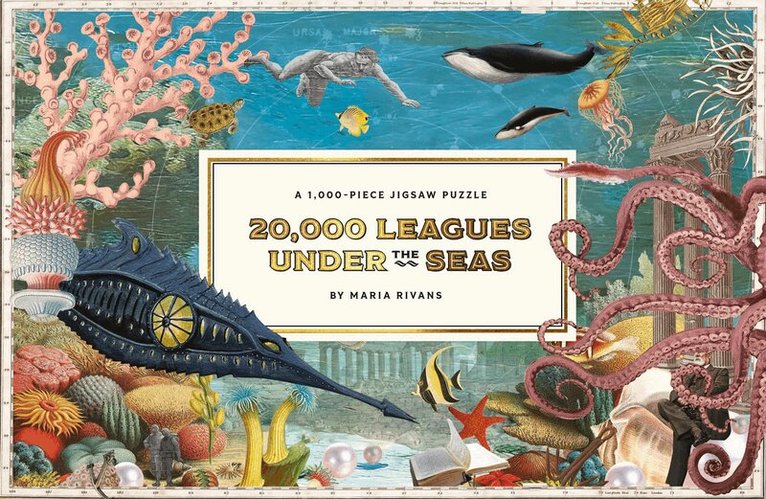 Pussel 1000 bitar - 20,000 Leagues Under the Seas, Övrigt