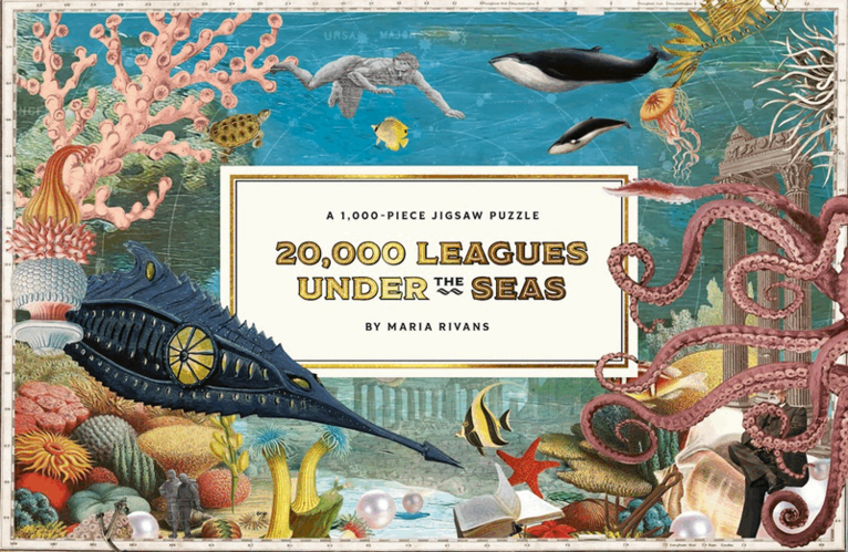 Pussel 1000 bitar - 20,000 Leagues Under the Seas, Övrigt