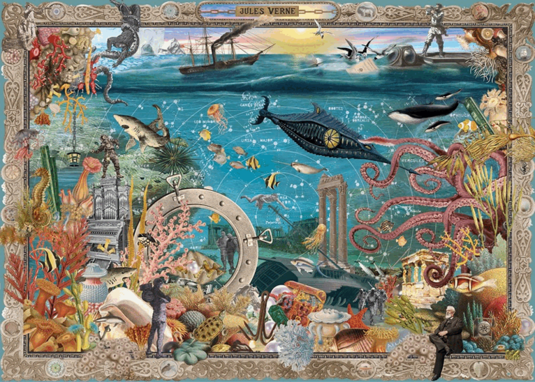Pussel 1000 bitar - 20,000 Leagues Under the Seas, Övrigt