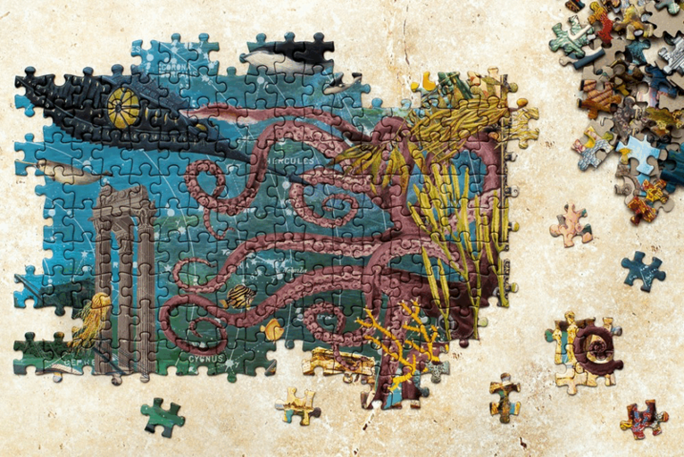Pussel 1000 bitar - 20,000 Leagues Under the Seas, Övrigt